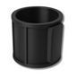 SoftJaw Slim Magnetic Cupholder | Heavy-Duty Rubber Tool Holder for Water Bottles & Cans
